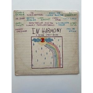 In Harmony a Sesame Street Record LP BSK 3481 VG+ Ronstadt Dr. John Doobie